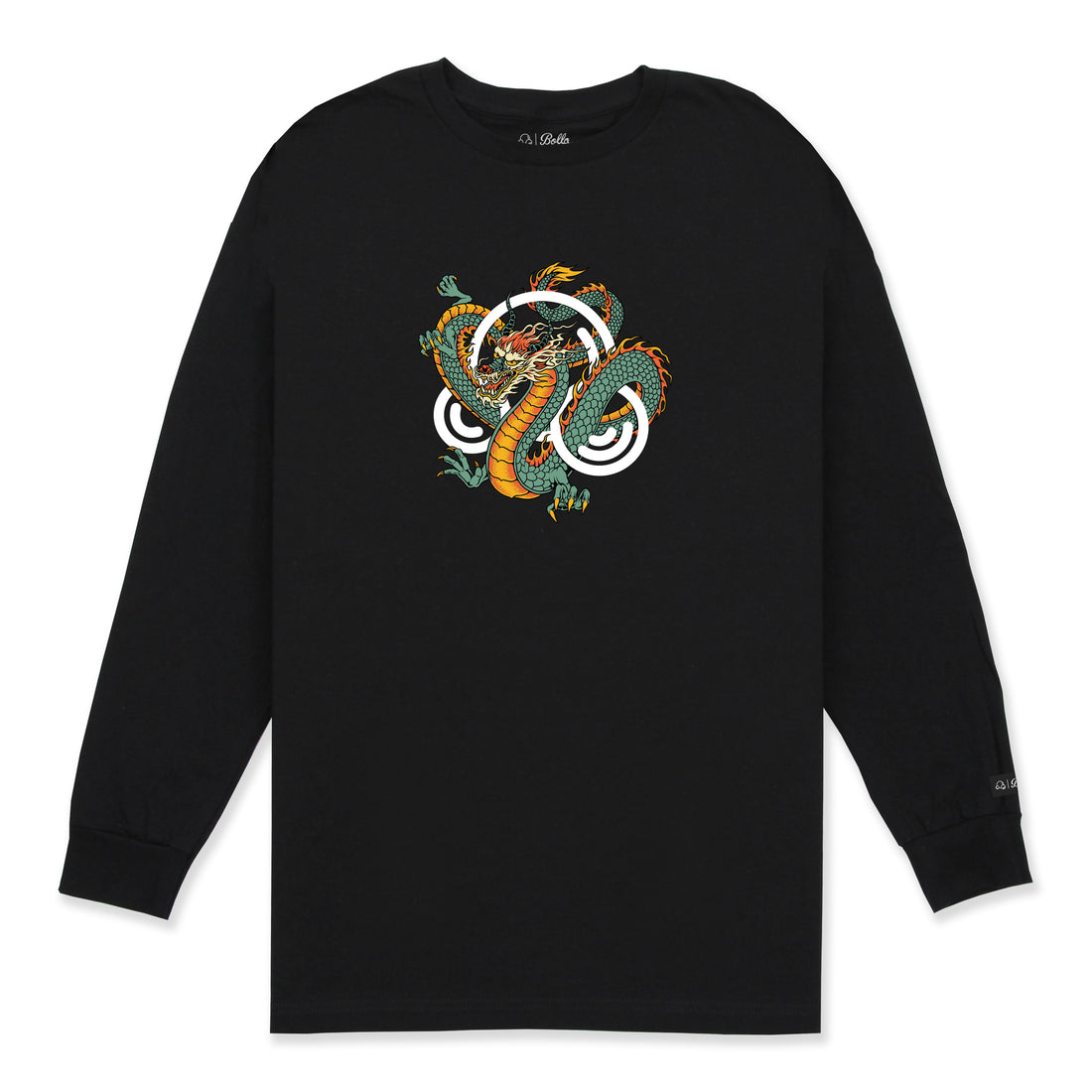 DRAGON L/S SHIRT - BLACK