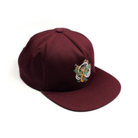 DRAGON SNAPBACK HAT - BURGUNDY