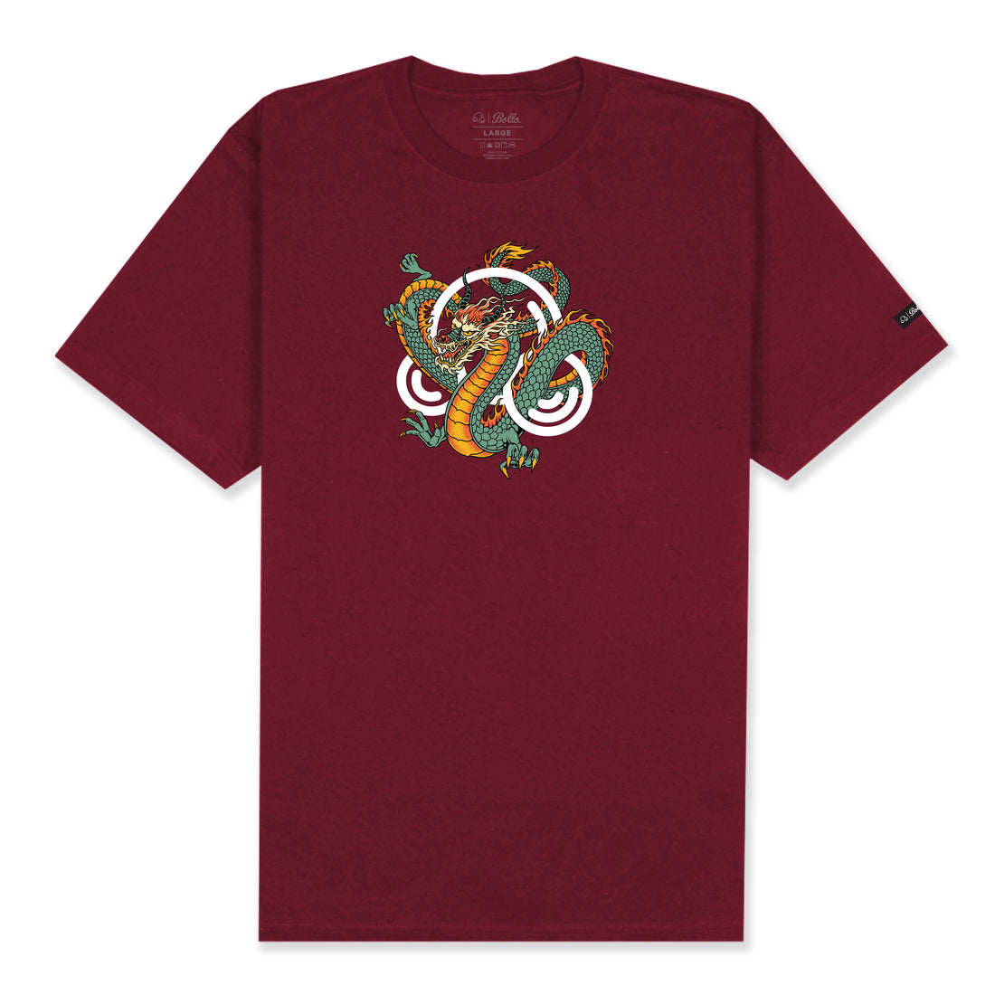 DRAGON T-SHIRT - BURGUNDY