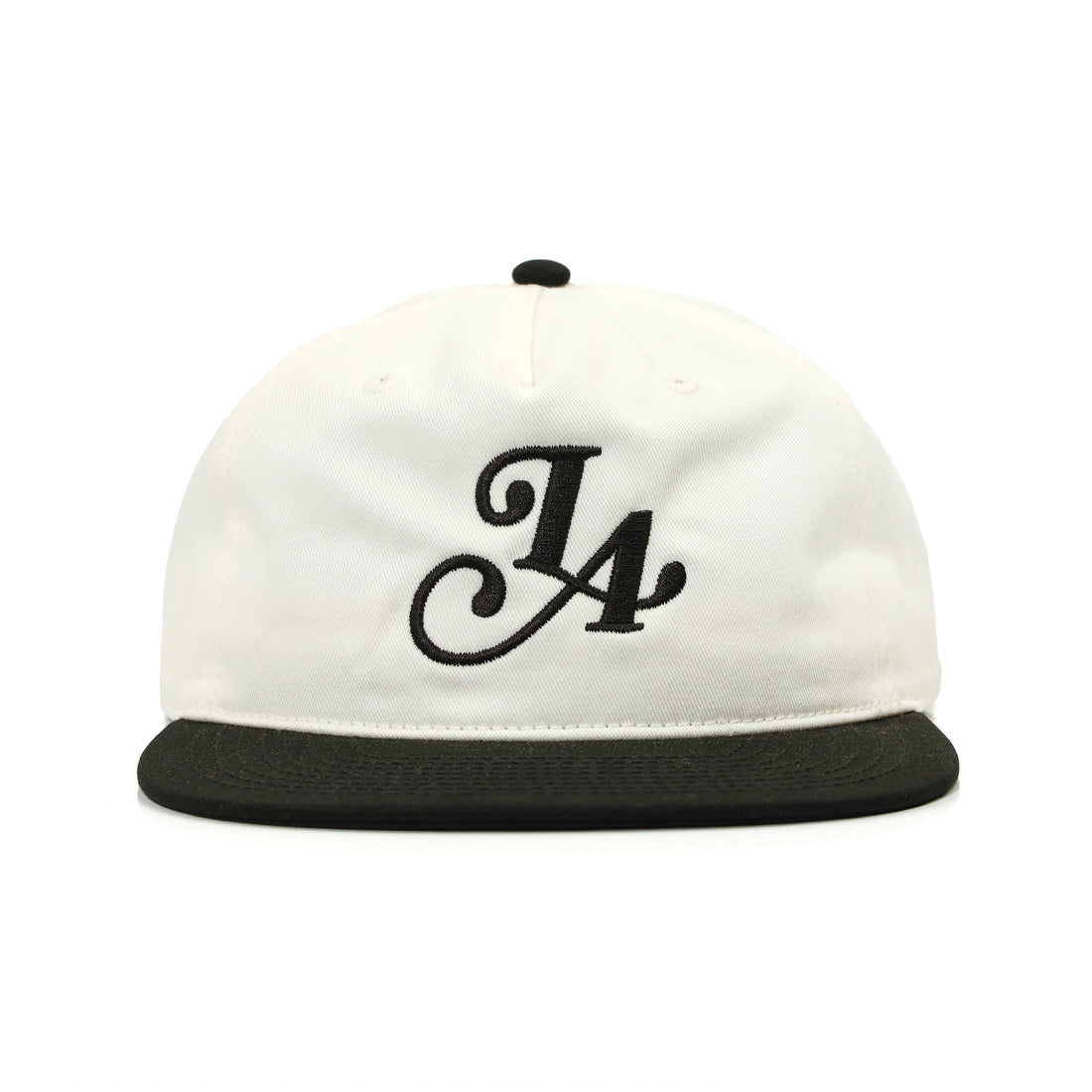 LA SNAPBACK HAT - CREAM/BLACK