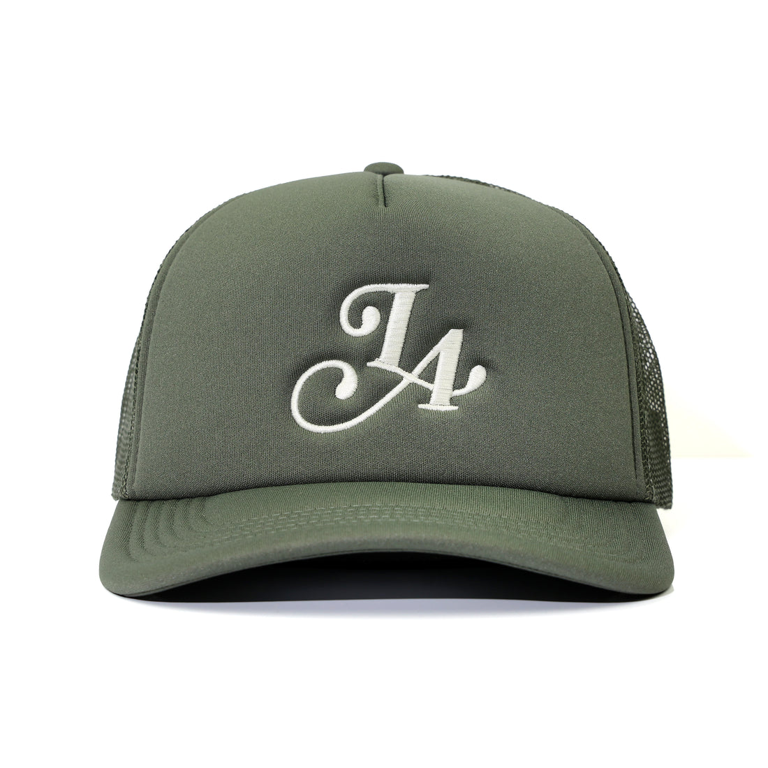 LA TRUCKER HAT - OLIVE
