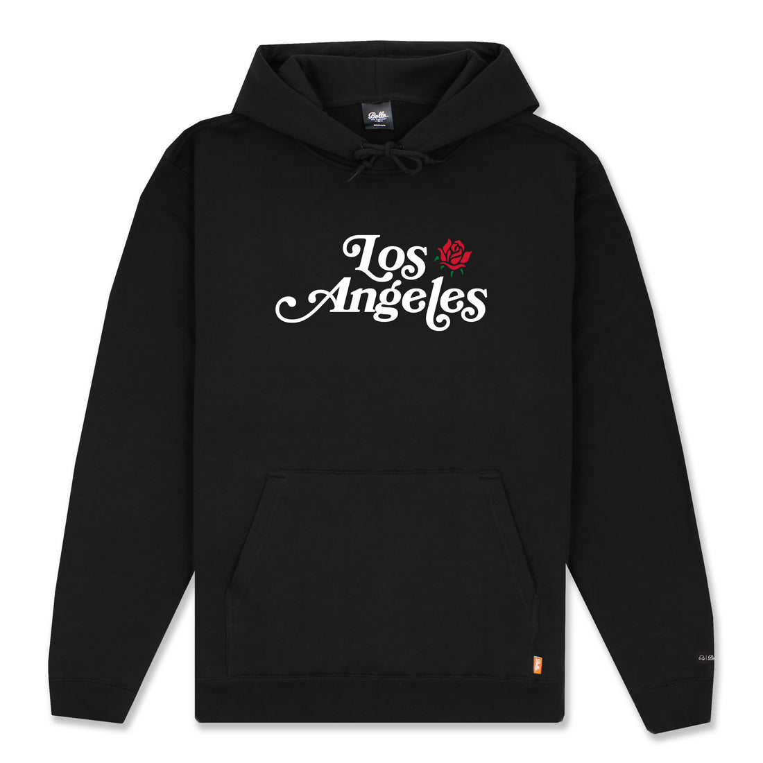 LOS ANGELES PULLOVER HOODIE - BLACK