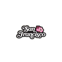 SAN FRANCISCO PIN - BLACK/BLOSSOM