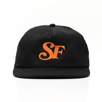 SF SNAPBACK HAT - BLACK/ORANGE