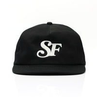 SF SNAPBACK HAT - BLACK/WHITE