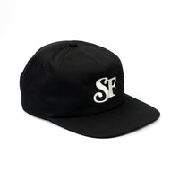 SF SNAPBACK HAT - BLACK/WHITE
