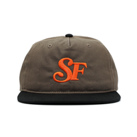 SF SNAPBACK HAT - WALNUT/BLACK