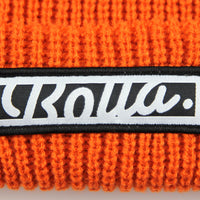 BANNER FOLD BEANIE - ORANGE