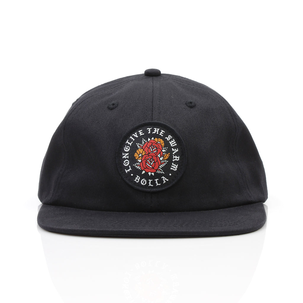 BLOOM POLO HAT - BLACK