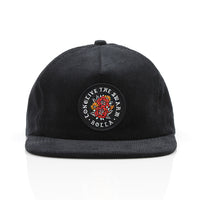 BLOOM SNAPBACK HAT - BLACK