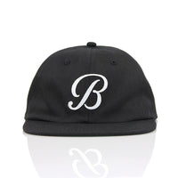 B POLO HAT - BLACK/WHITE