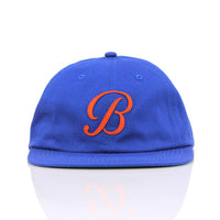 B POLO HAT - ROYAL/ORANGE