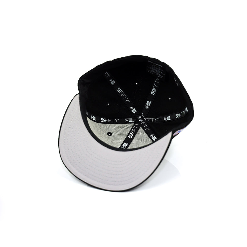 BUBBLE LOGO 59FIFTY NEW ERA FITTED HAT - BLACK