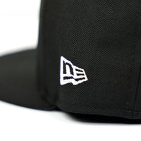 BUBBLE LOGO 59FIFTY NEW ERA FITTED HAT - BLACK