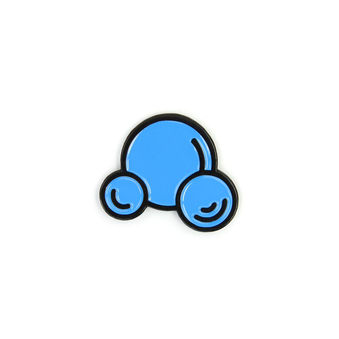 BUBBLE LOGO PIN - BLUE