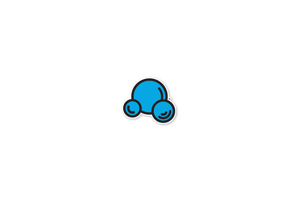 BUBBLE LOGO STICKER