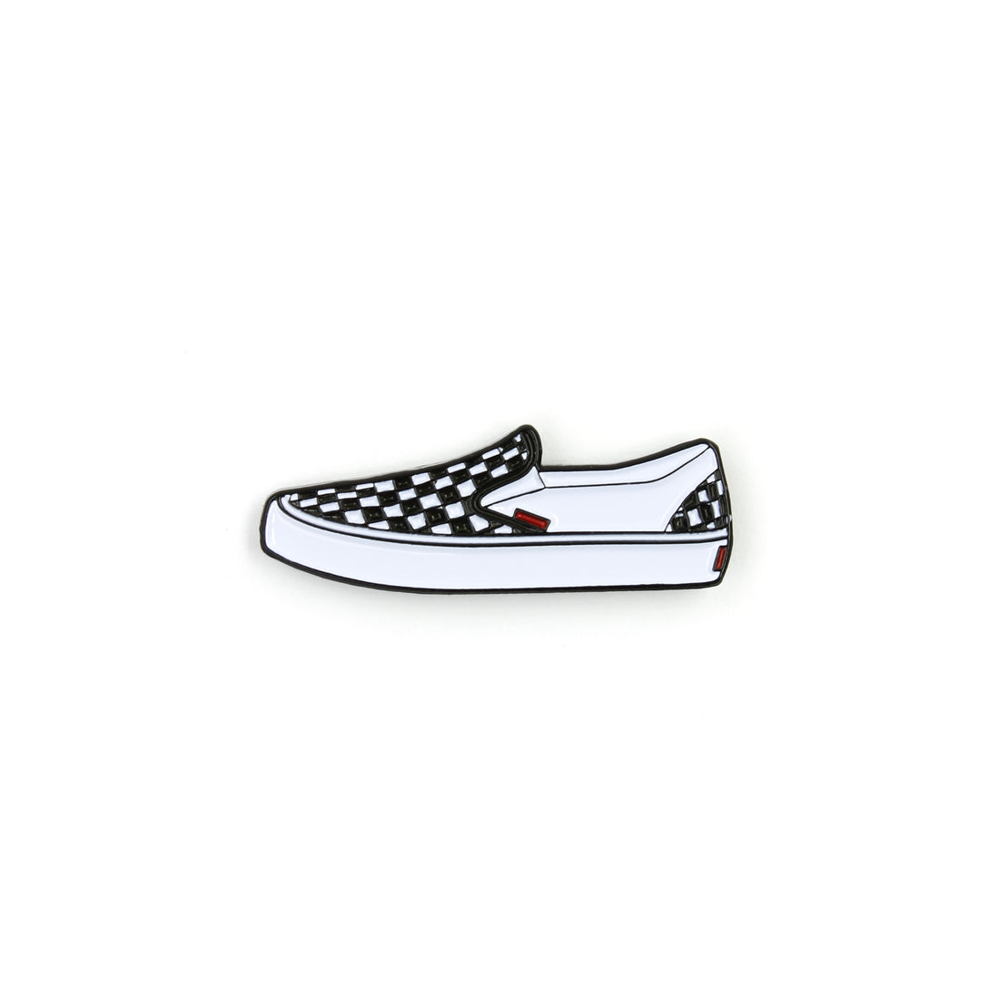 CHECKER PIN - WHITE