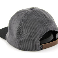 COOPER UNSTRUCTURED STRAPBACK HAT - CHARCOAL/BLACK