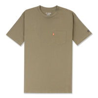 DAILY POCKET T-SHIRT - WALNUT