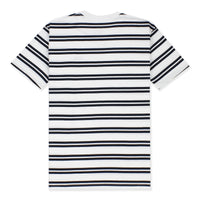 DAILY STRIPE T-SHIRT - WHITE/NAVY