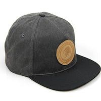 DREAMER CREST SNAPBACK HAT - WASHED BLACK