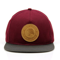 DREAMER CREST SNAPBACK HAT - BURGUNDY