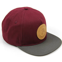 DREAMER CREST SNAPBACK HAT - BURGUNDY