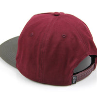 DREAMER CREST SNAPBACK HAT - BURGUNDY