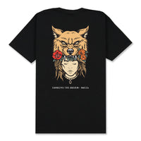 DUALITY T-SHIRT - BLACK (BUILT TO BLOOM)