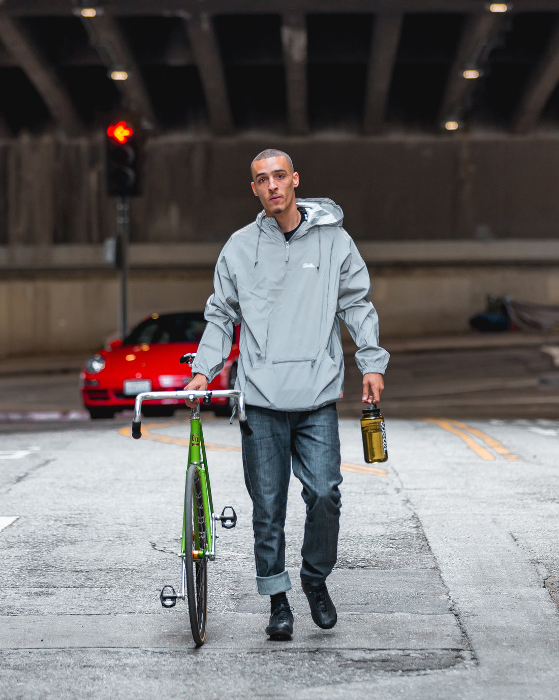MOTION REFLECTIVE ANORAK JACKET - GREY