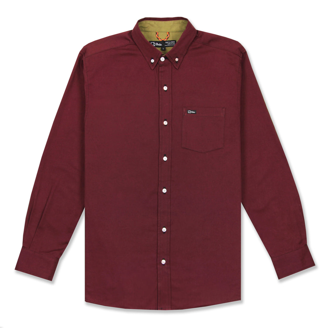 EVERYDAY L/S SHIRT - BURGUNDY