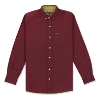 EVERYDAY L/S SHIRT - BURGUNDY