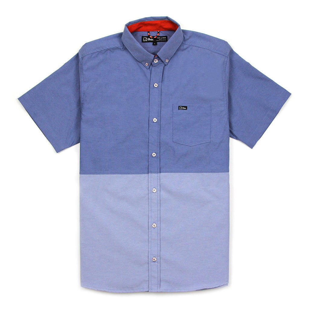 EVERYDAY S/S (TWO-TONE) SHIRT - BLUE