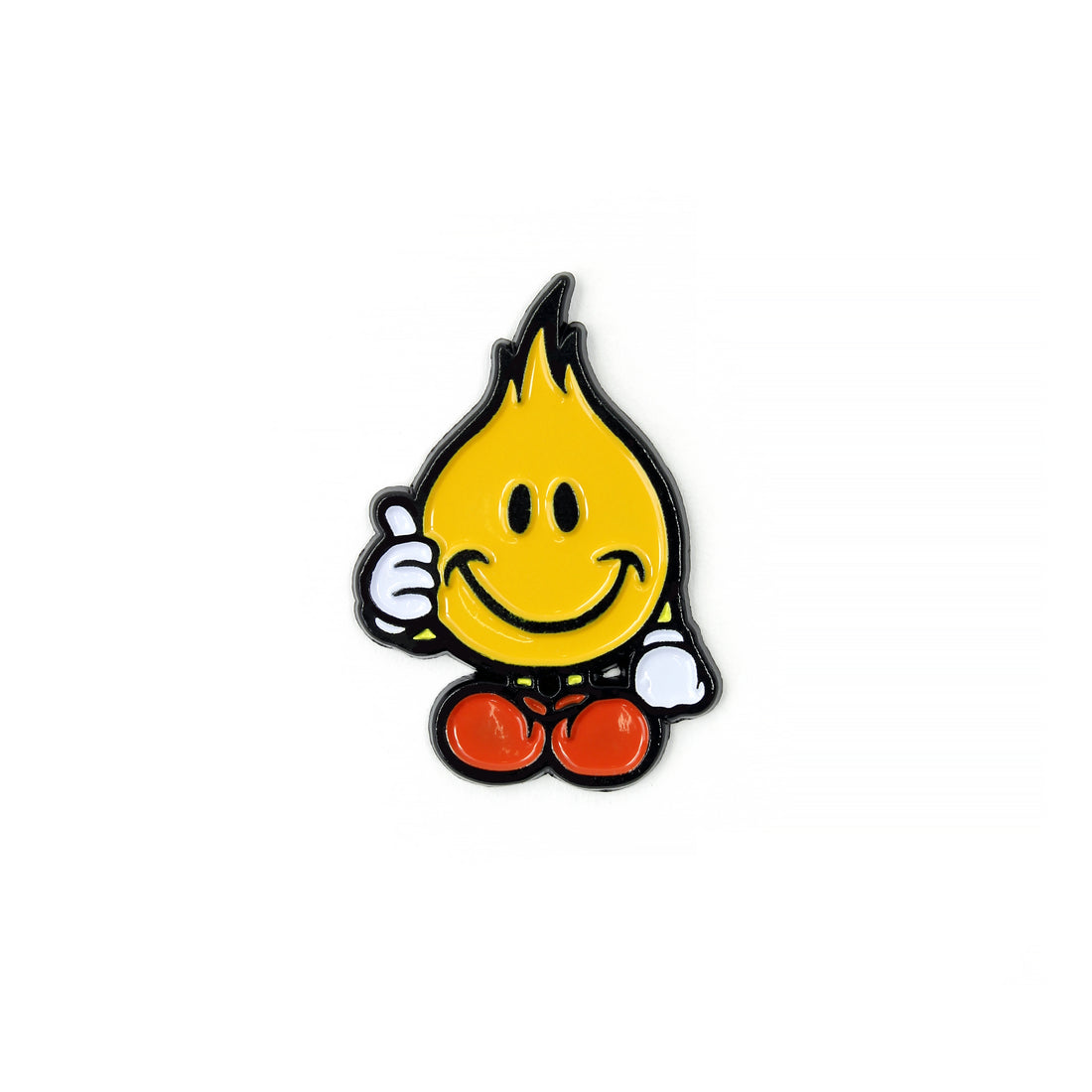 FLAME PIN - YELLOW