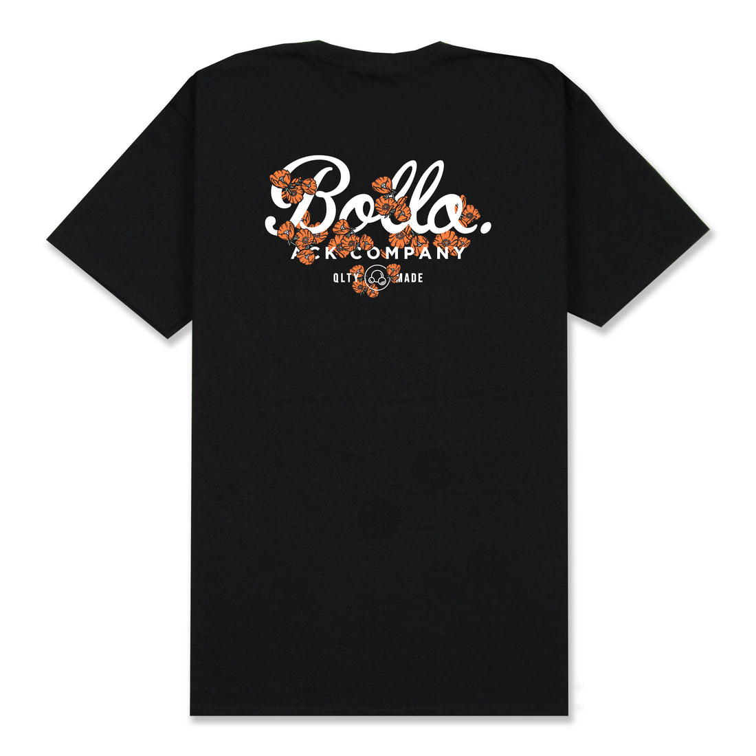 INSIGNIA POPPY T-SHIRT - BLACK
