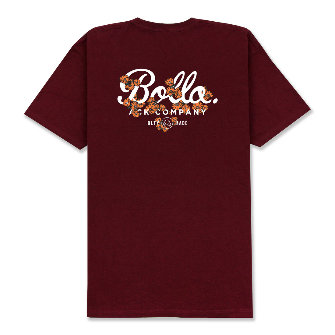 INSIGNIA POPPY T-SHIRT - BURGUNDY