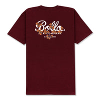 INSIGNIA POPPY T-SHIRT - BURGUNDY