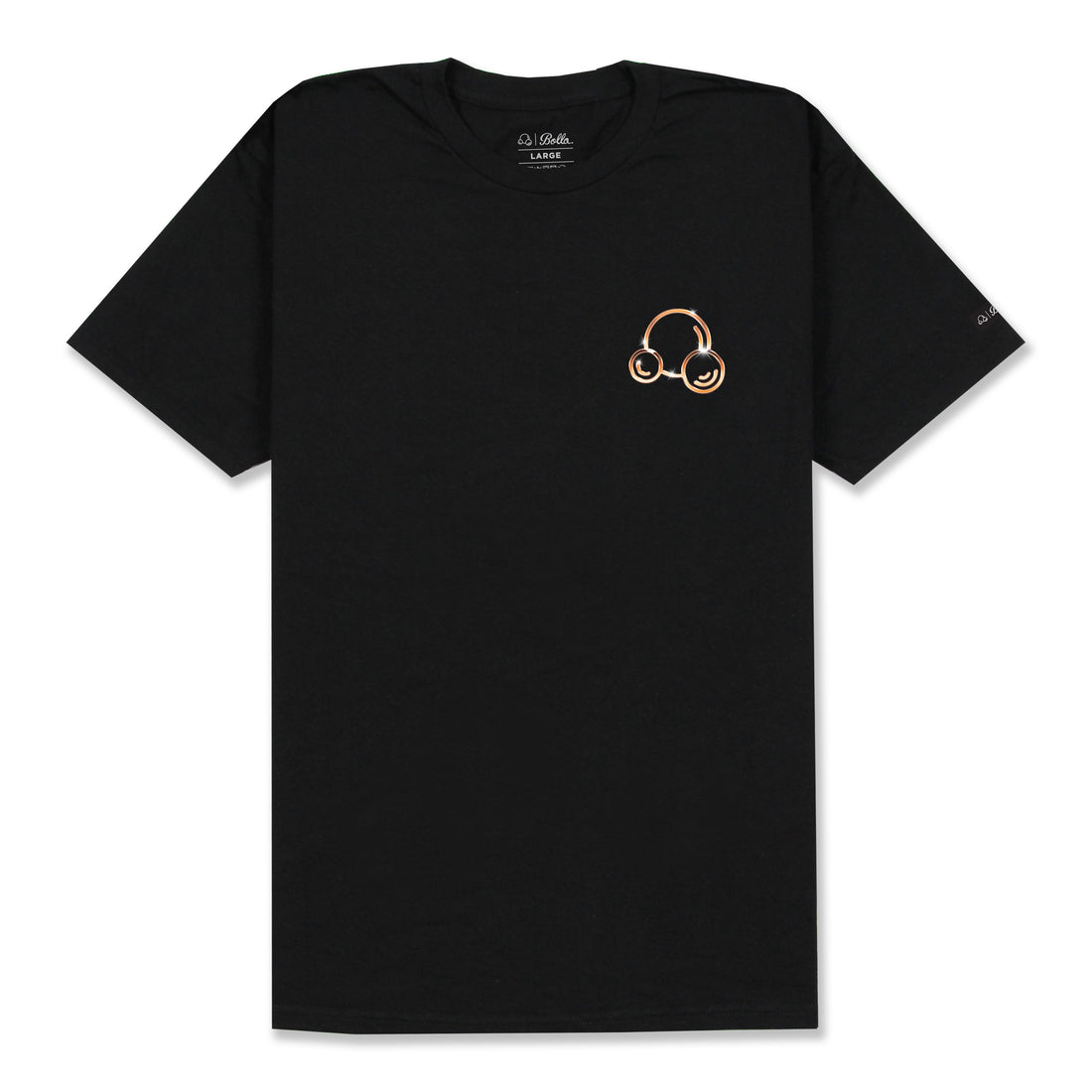 INSIGNIA CHROME T-SHIRT - BLACK