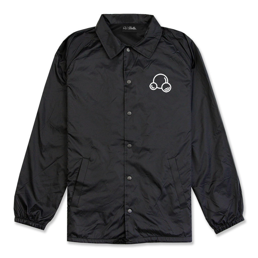 INSIGNIA COACHES JACKET - BLACK