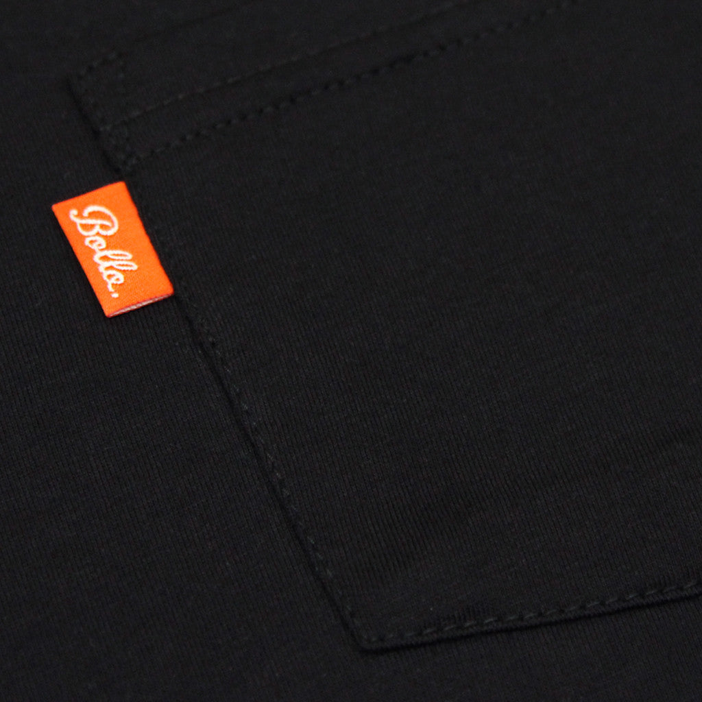 INSIGNIA POCKET T-SHIRT - BLACK