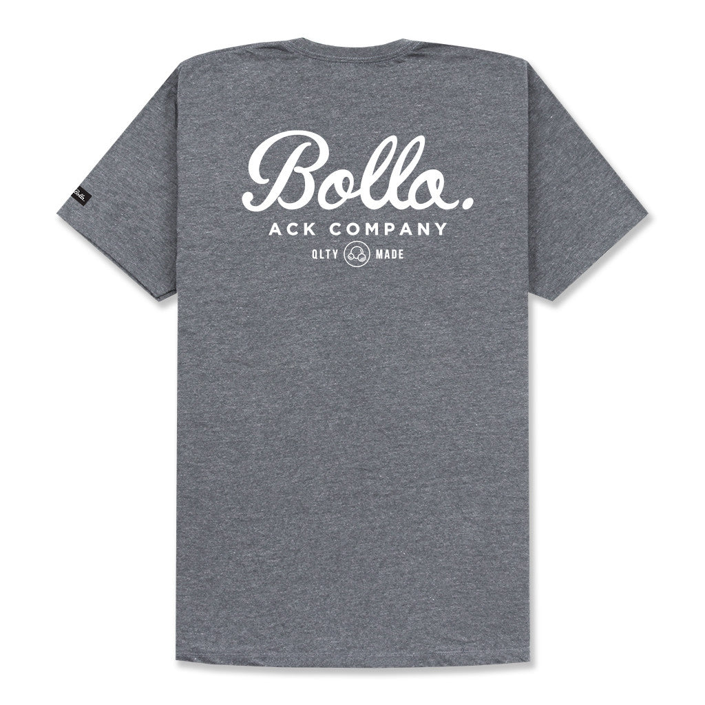 INSIGNIA POCKET T-SHIRT - HEATHER GREY