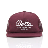 INSIGNIA TRUCKER HAT - BURGUNDY