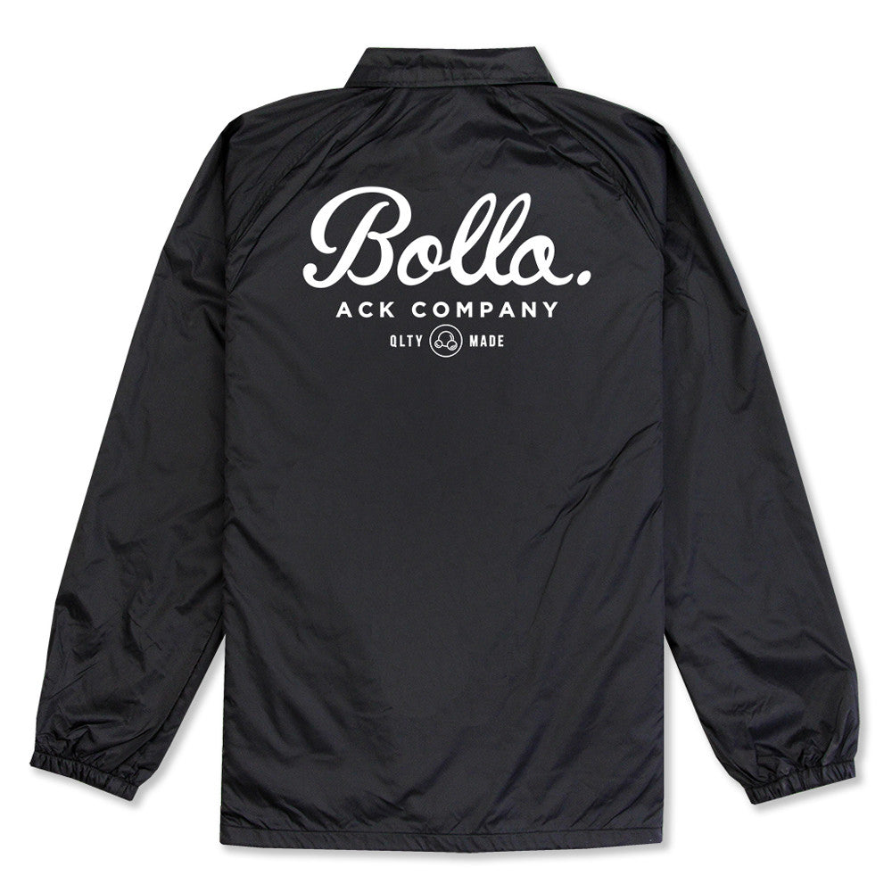 INSIGNIA COACHES JACKET - BLACK
