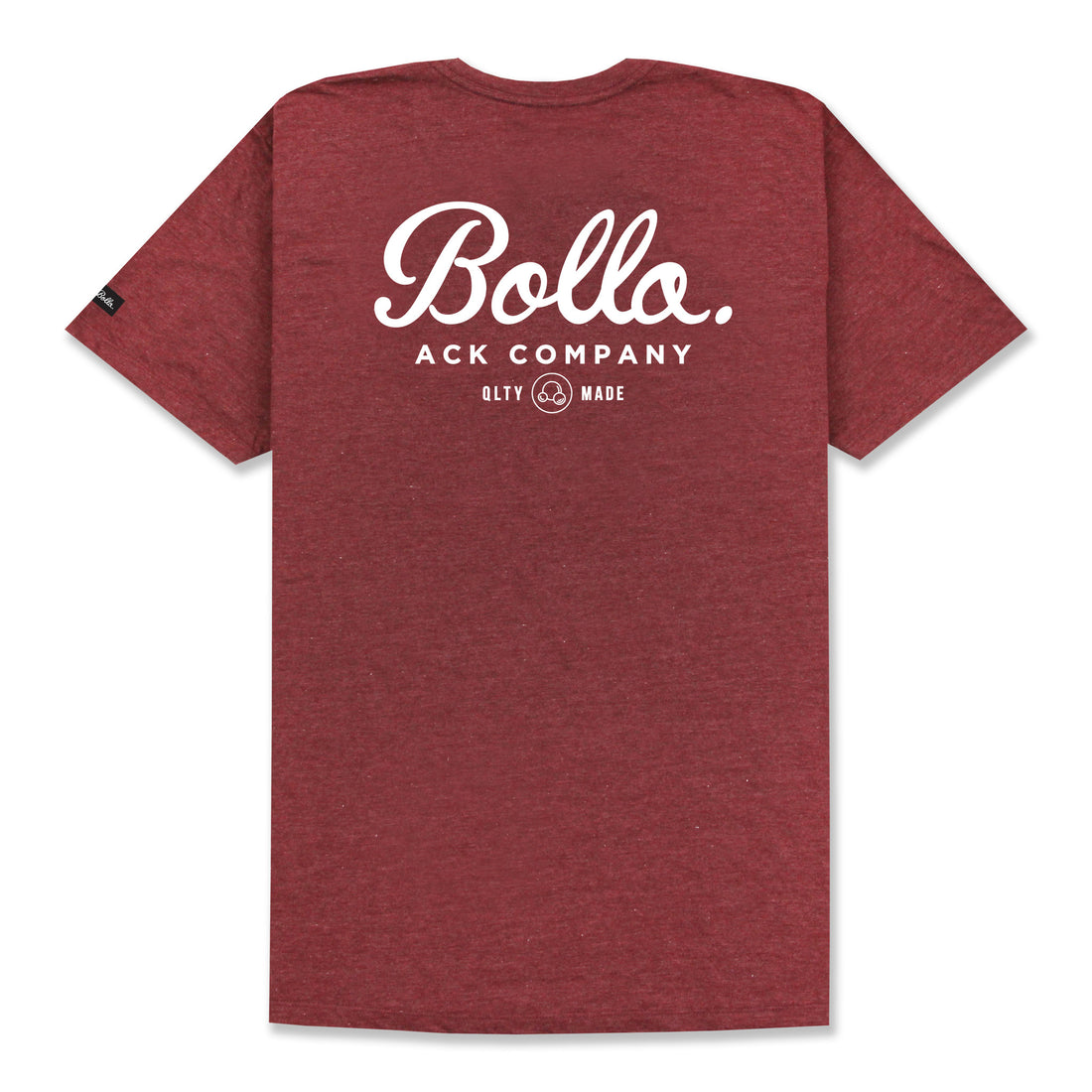 INSIGNIA T-SHIRT - BURGUNDY HEATHER
