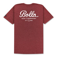 INSIGNIA T-SHIRT - BURGUNDY HEATHER