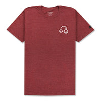 INSIGNIA T-SHIRT - BURGUNDY HEATHER
