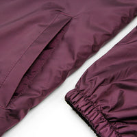 INSIGNIA COACHES JACKET - BURGUNDY