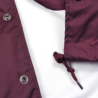 INSIGNIA COACHES JACKET - BURGUNDY