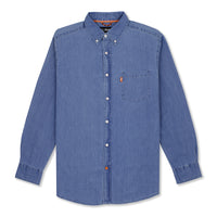 MOORE L/S SHIRT - LIGHT BLUE MMO