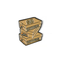 BOX PIN - ORANGE LABEL (SB OR NOTHING)